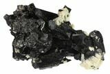 Black Tourmaline (Schorl) Crystals with Orthoclase - Namibia #132209-1
